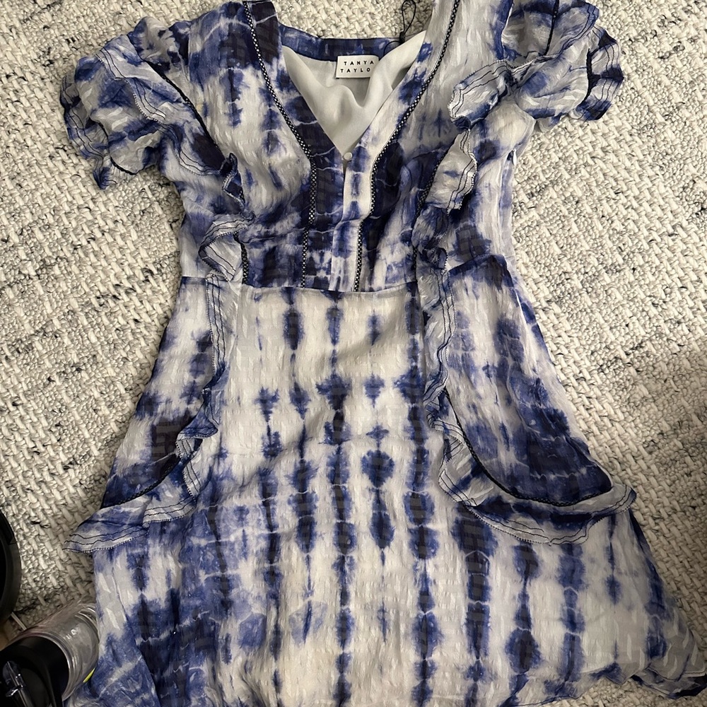 Tanya Taylor tie die dress size 6